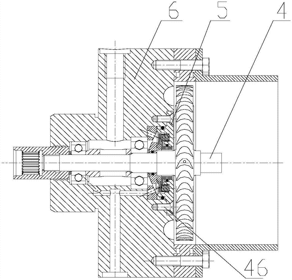 Device used for super high speed centrifugal test of composite material