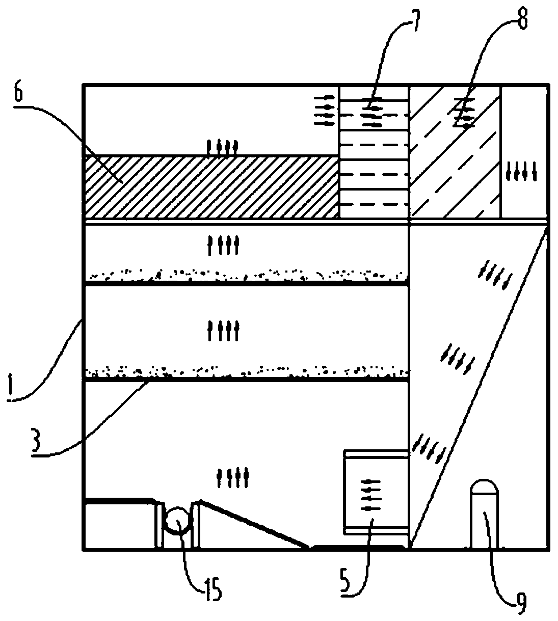 Sludge low-temperature drying mechanism for sludge treatment