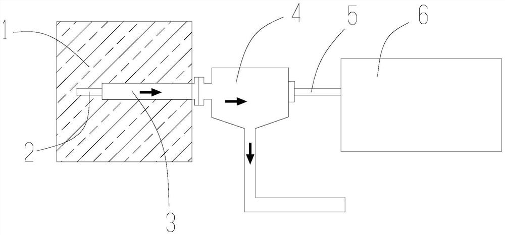 A non-contact drilling dust extraction hood