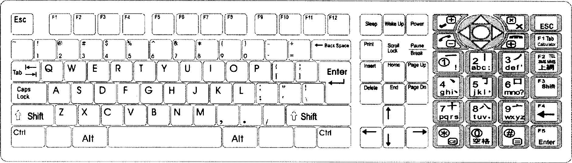 Computer keyboard