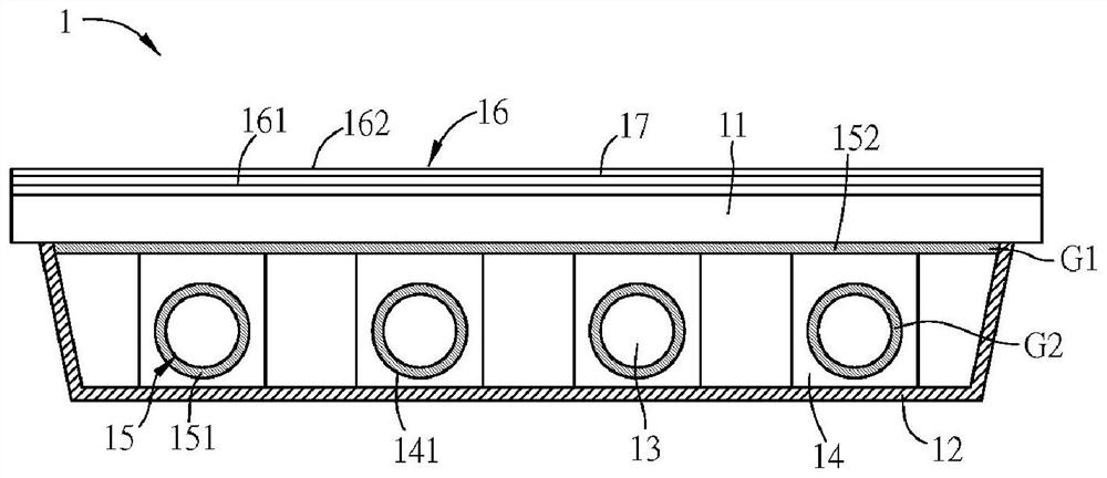 Direct type backlight module and display device