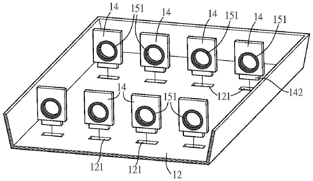 Direct type backlight module and display device