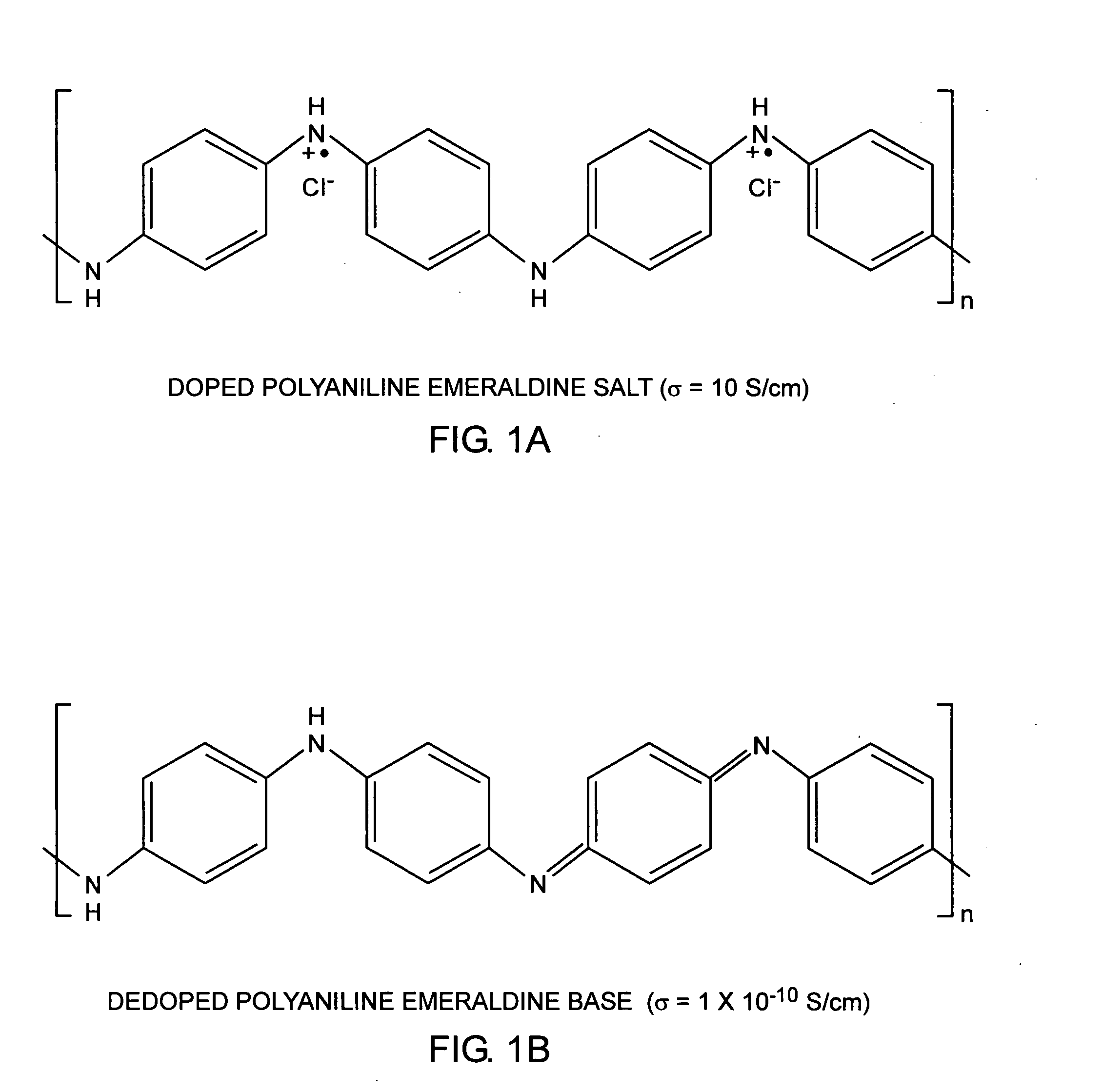 Conducting polymer nanofiber sensors