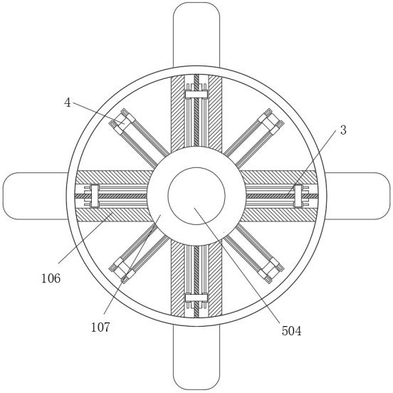 Combined clamp for finish machining of large-diameter drain valve