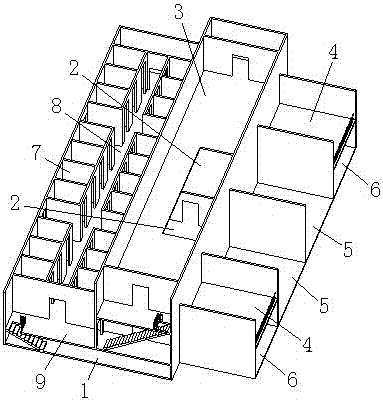 Configuration structure of a power substation in an alumina plant