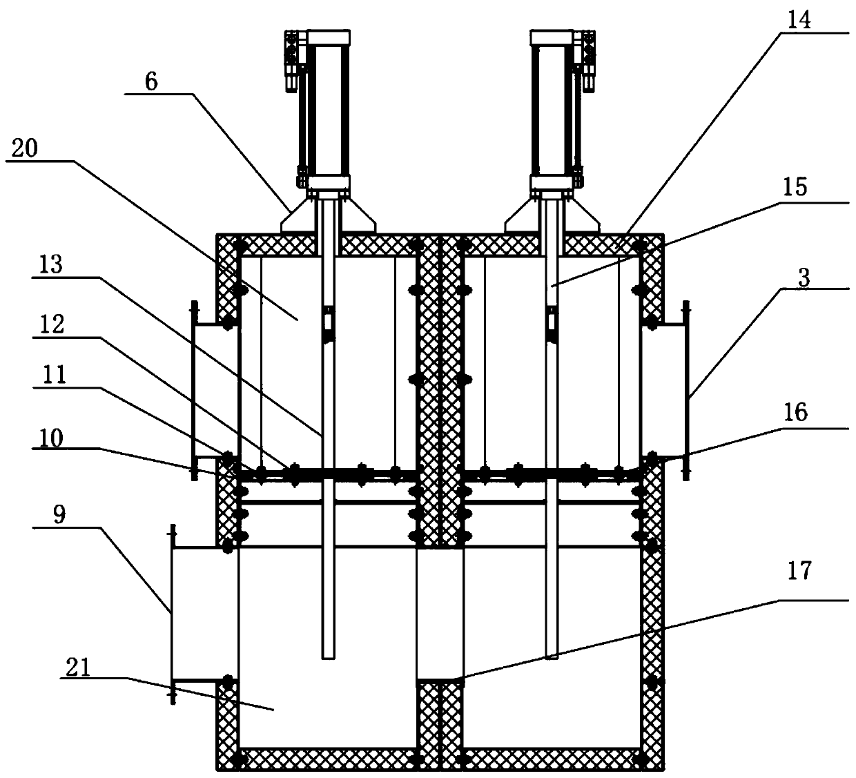 Air flow switching valve sets and control method