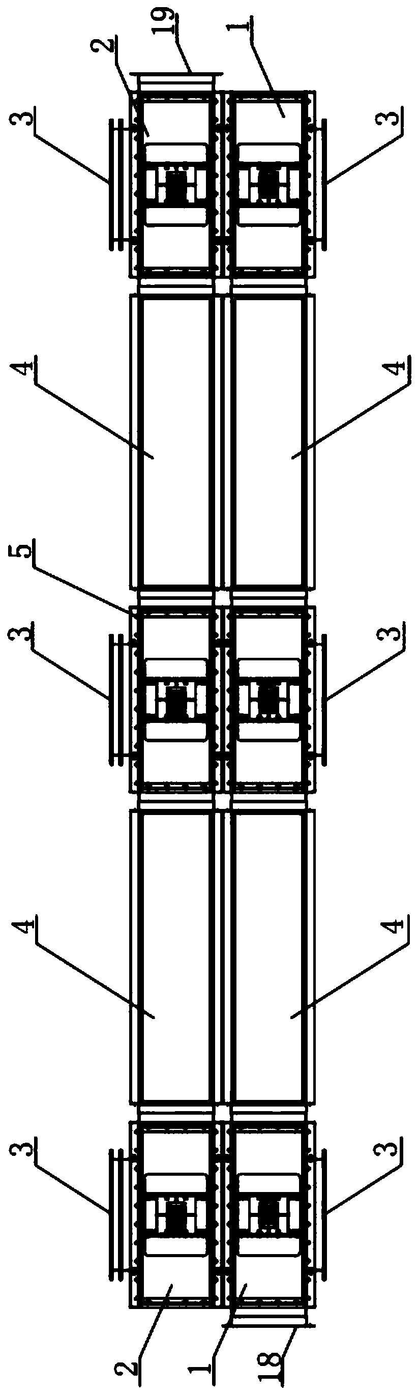 Air flow switching valve sets and control method