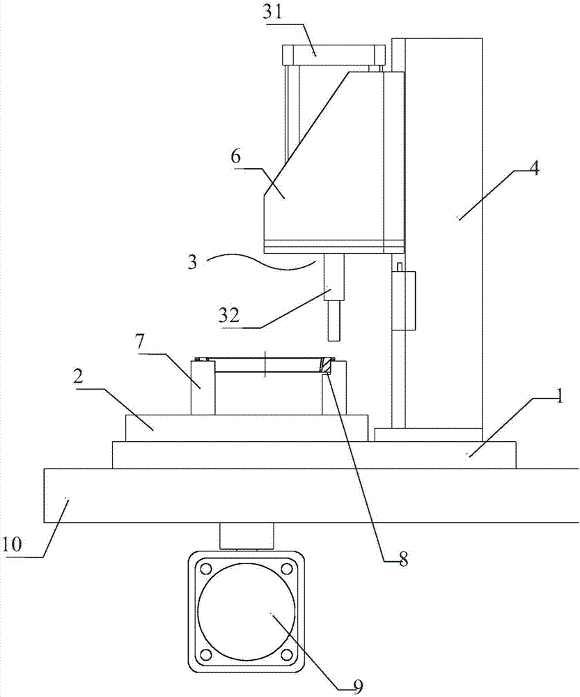 Spraying machine for steel rings of synchronizer