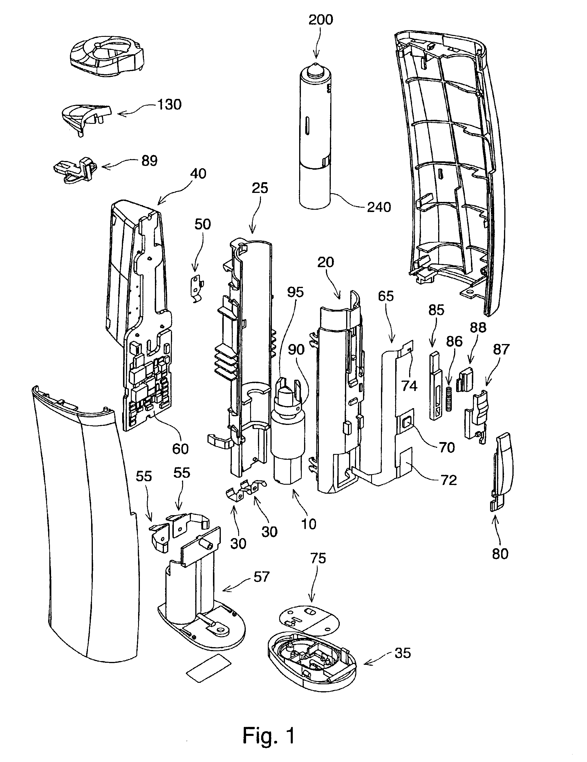 Electrostatic spray device