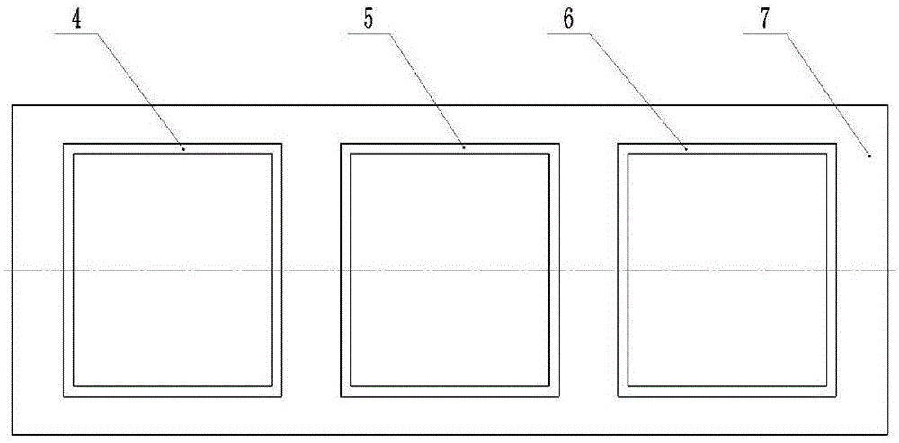 Multi-material digital light processing (DLP) three-dimensional printing method and printing equipment thereof