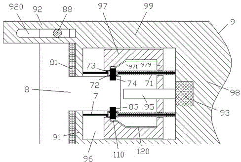 Power distribution cabinet with roller grooves