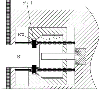 Power distribution cabinet with roller grooves