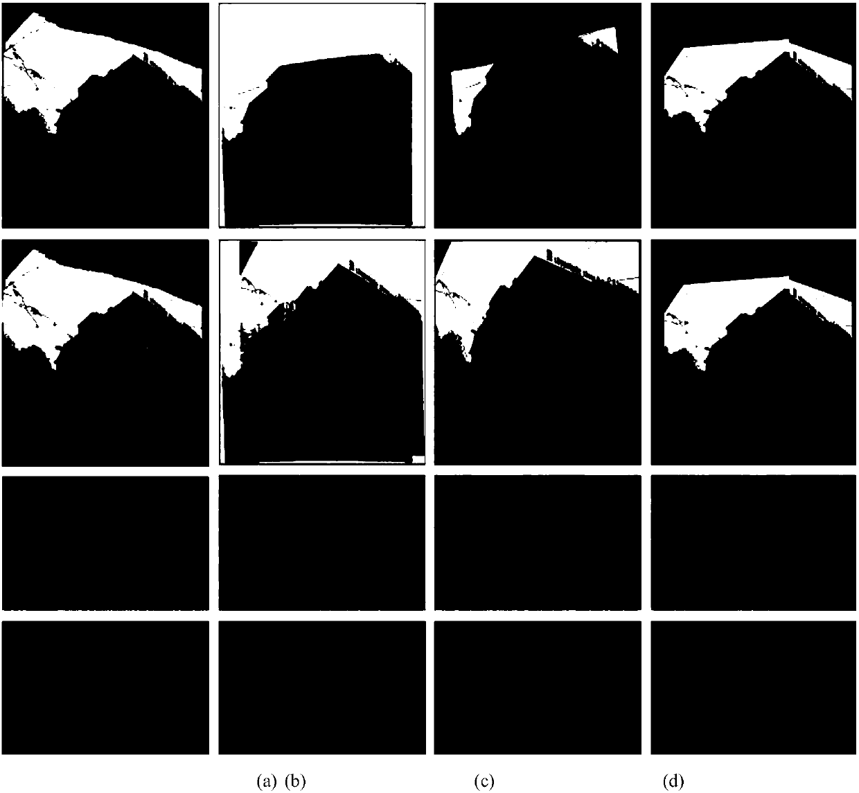 Image alignment method based on multi-model geometric fitting and layered homographic transformation