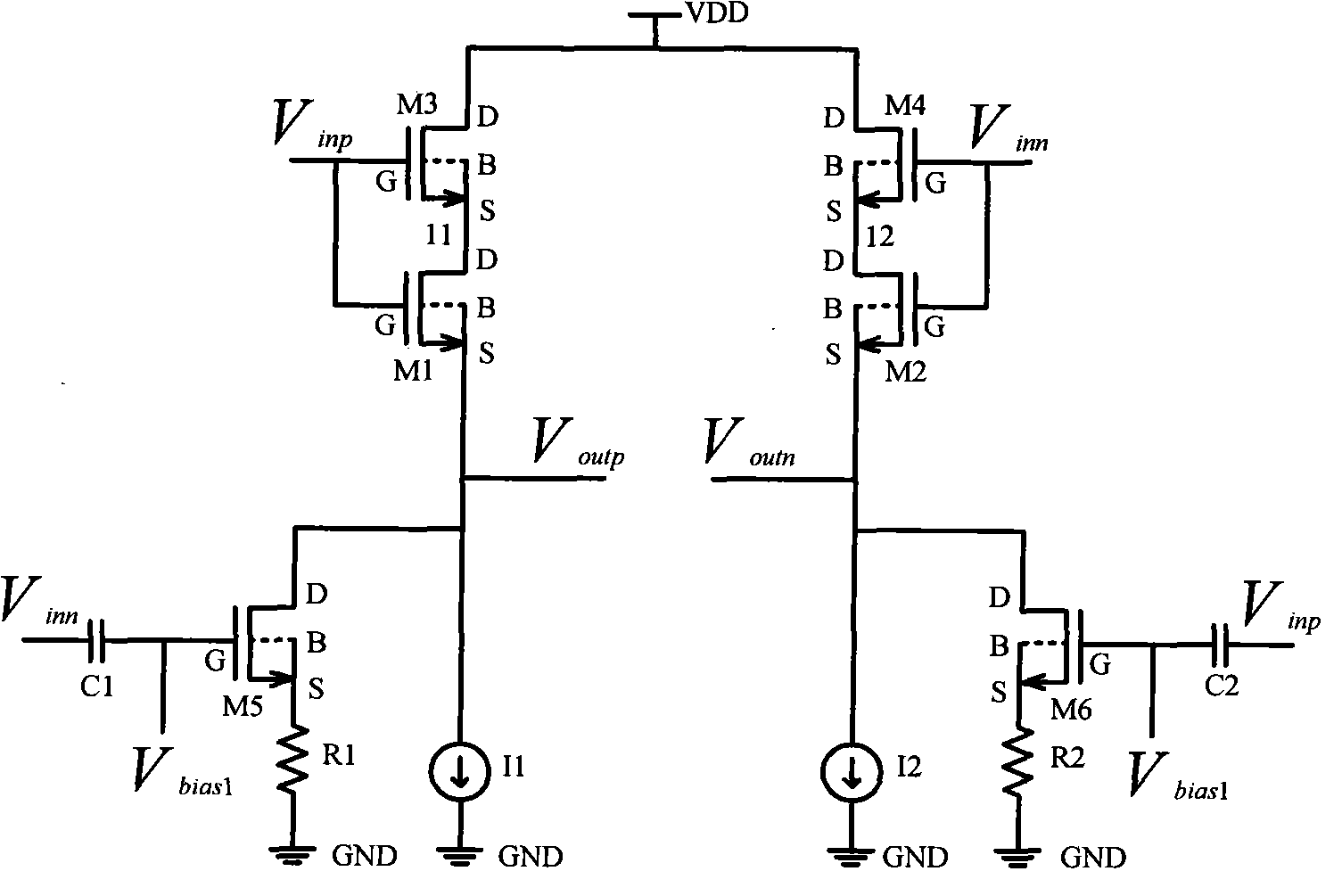 Linear source follower