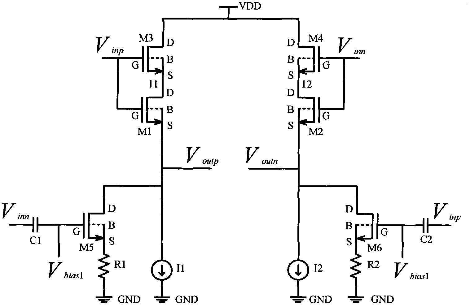 Linear source follower