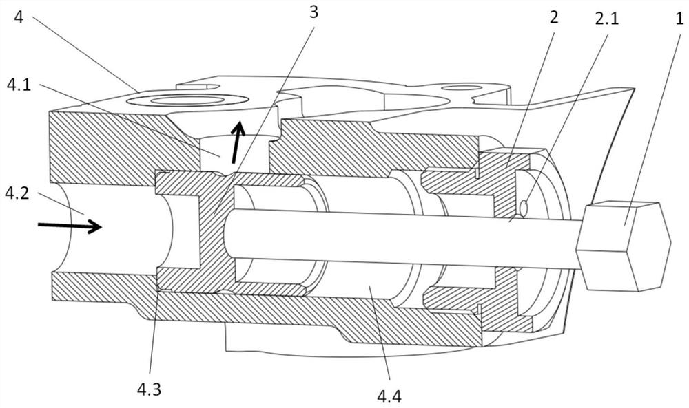 Pressure limiting valve of aero-engine oil pump