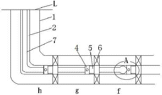 Method for opening sand-blasting hole of horizontal well by coiled tubing