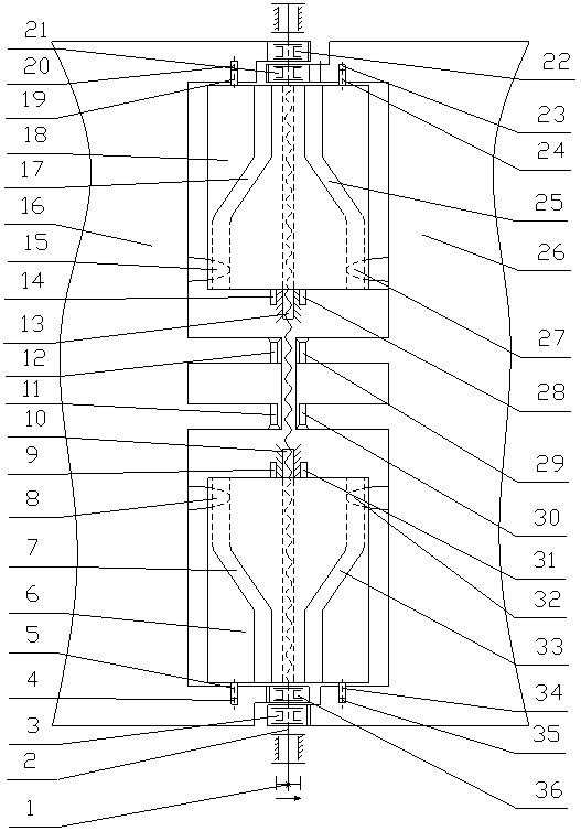 Space cam-spiral combined repeated folding and unlocking mechanism