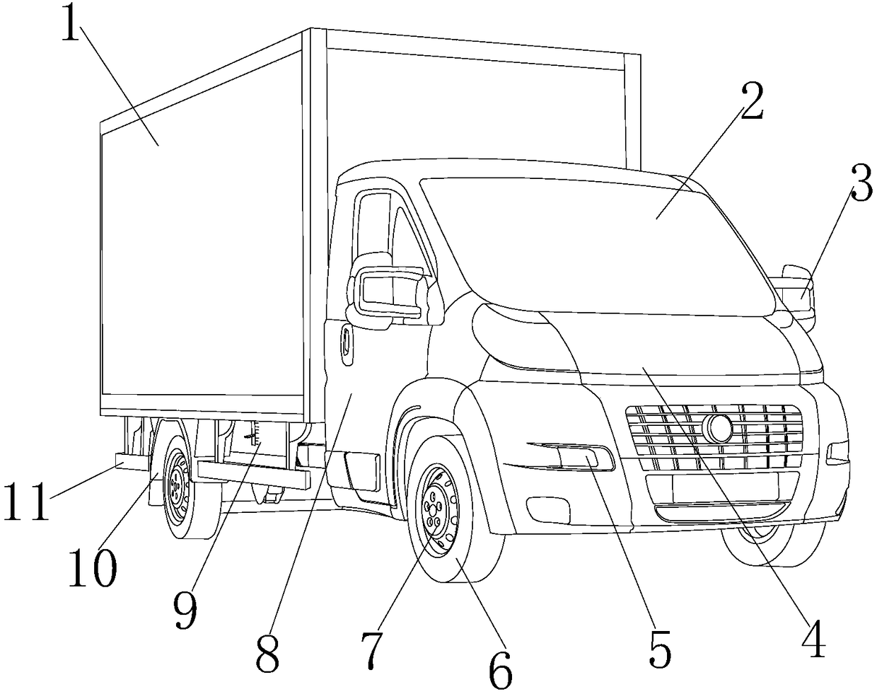 Oil stealing prevention device of truck