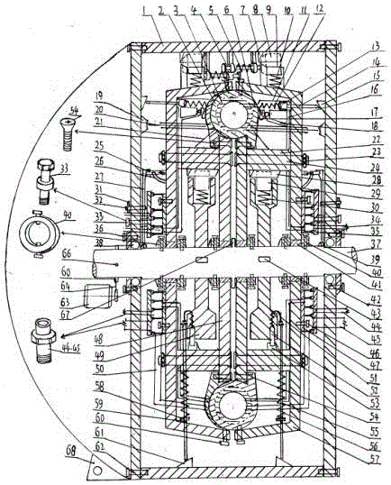 Twin-turbine internal combustion engine