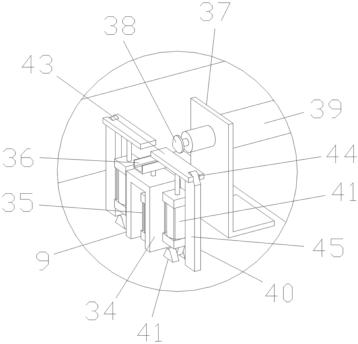 Automatic three-side synchronous grinding grinder