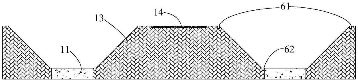 Construction method for suspended building structure