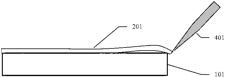 Production sample making method of flexible display panel