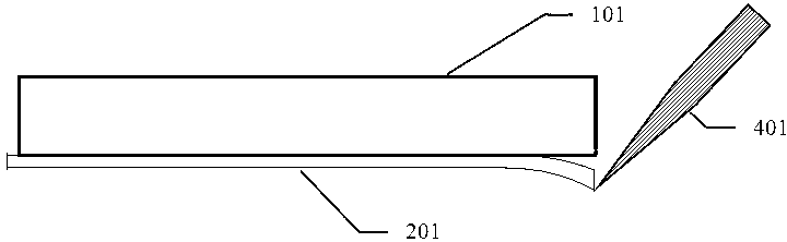 Production sample making method of flexible display panel