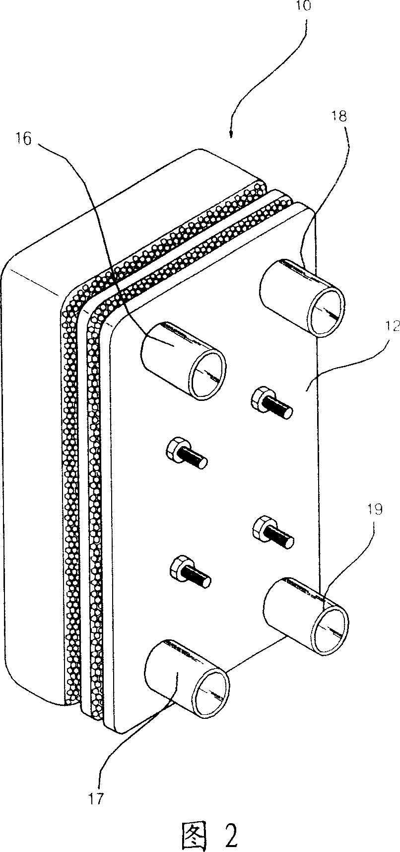 Disk type heat exchanger