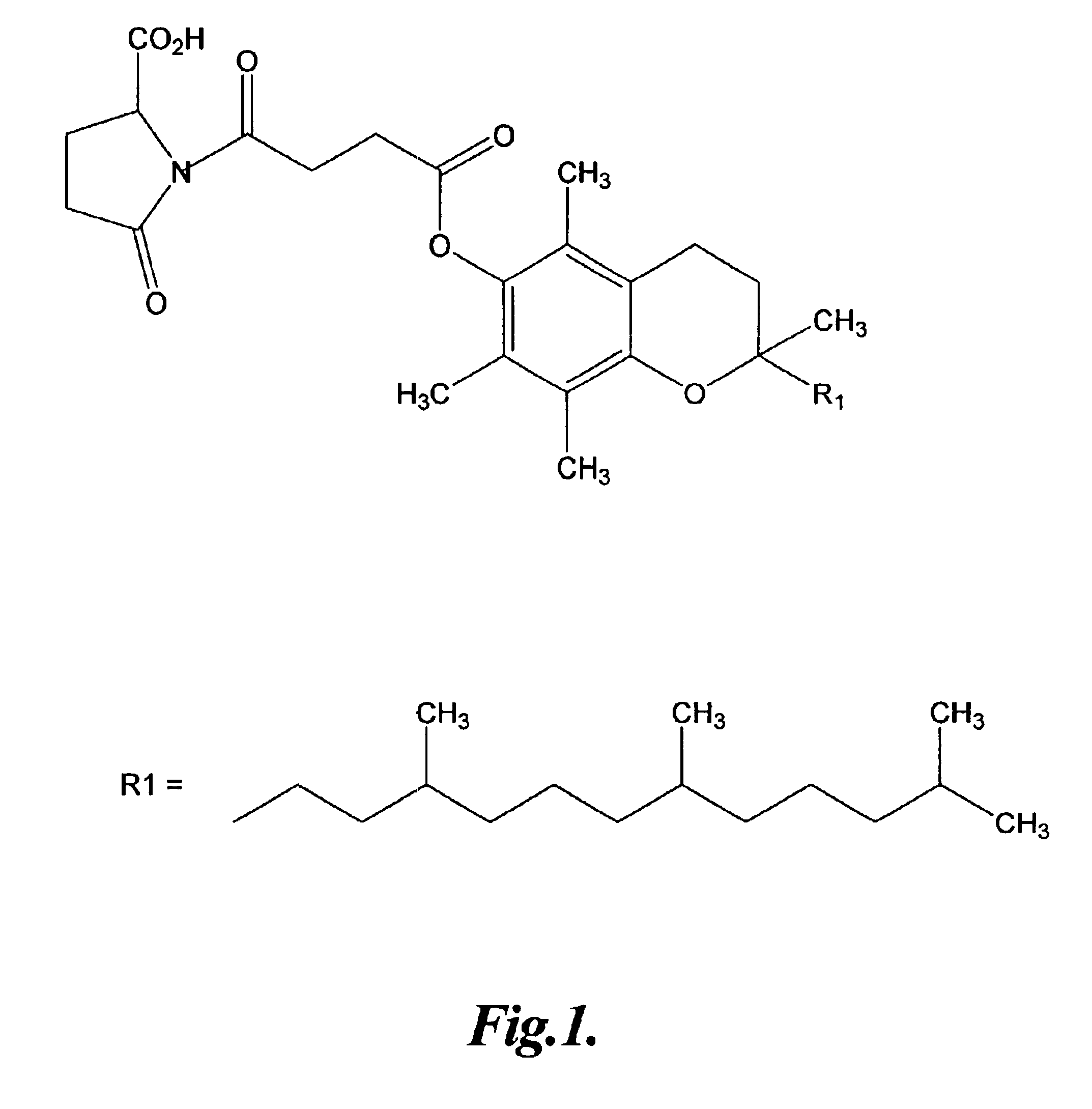 Vitamin E conjugates