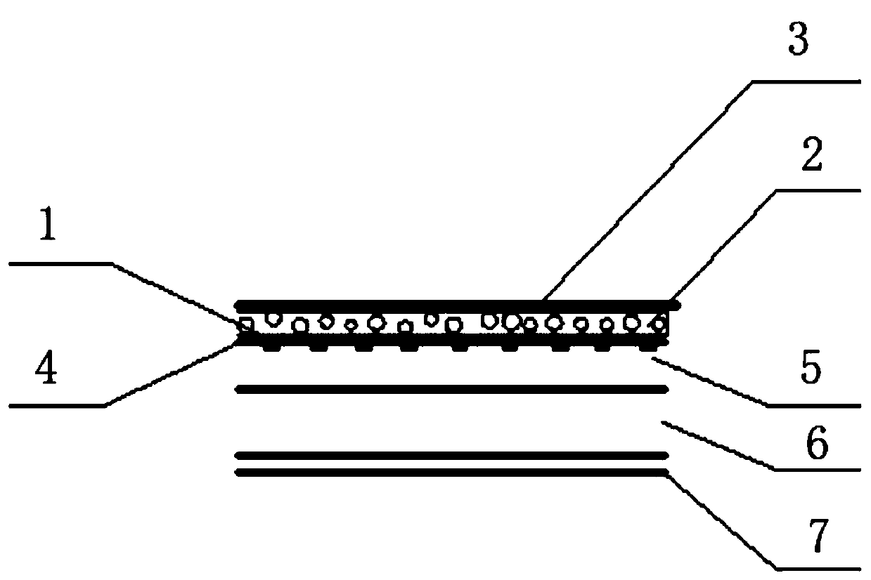 Solar cell panel passive cooling structure and method based on infrared emission