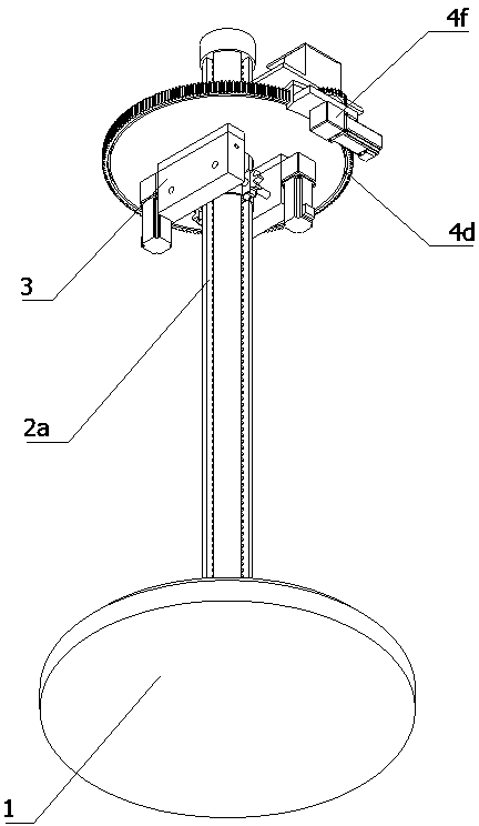 Electric power engineering multi-axis positioning electric power equipment maintenance cradle head and implementation method thereof