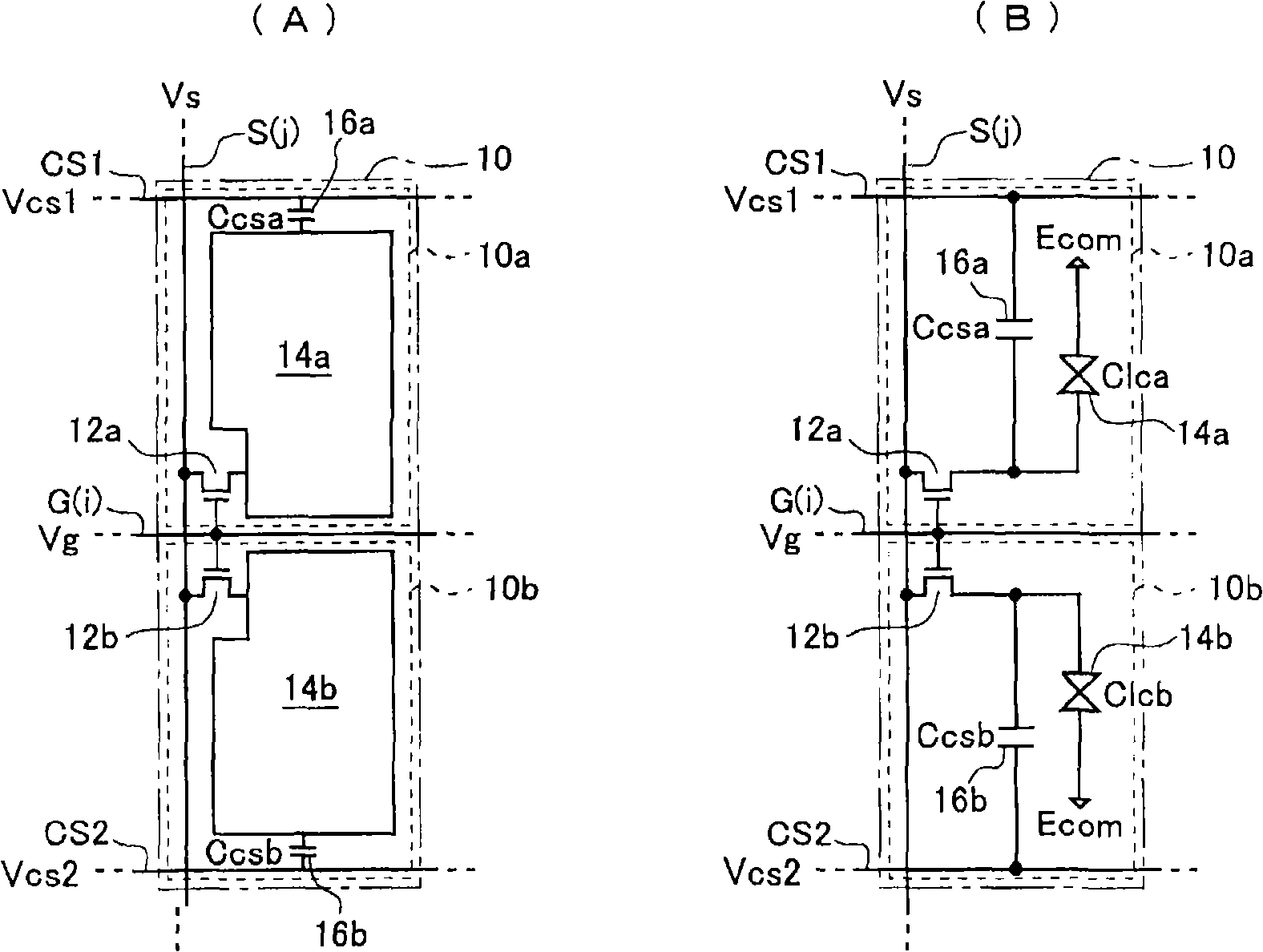 Color liquid crystal display and gamma correction method for the same