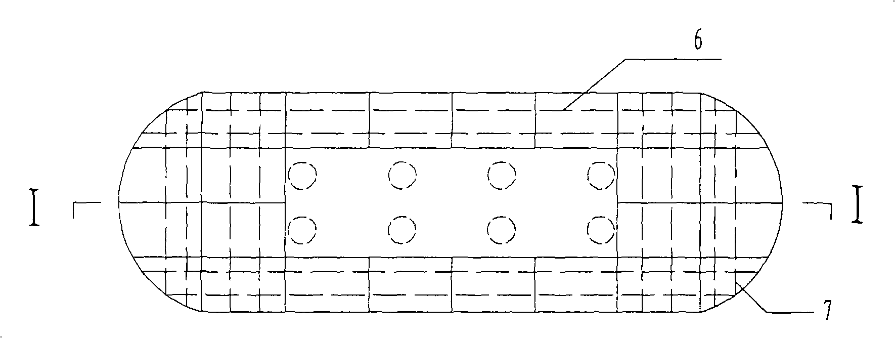 Energy-dissipating and collision-preventing combined device of floating composite pier