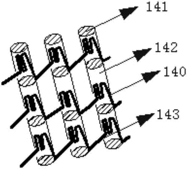 Bionic cobweb for capturing in orbit and its holding method