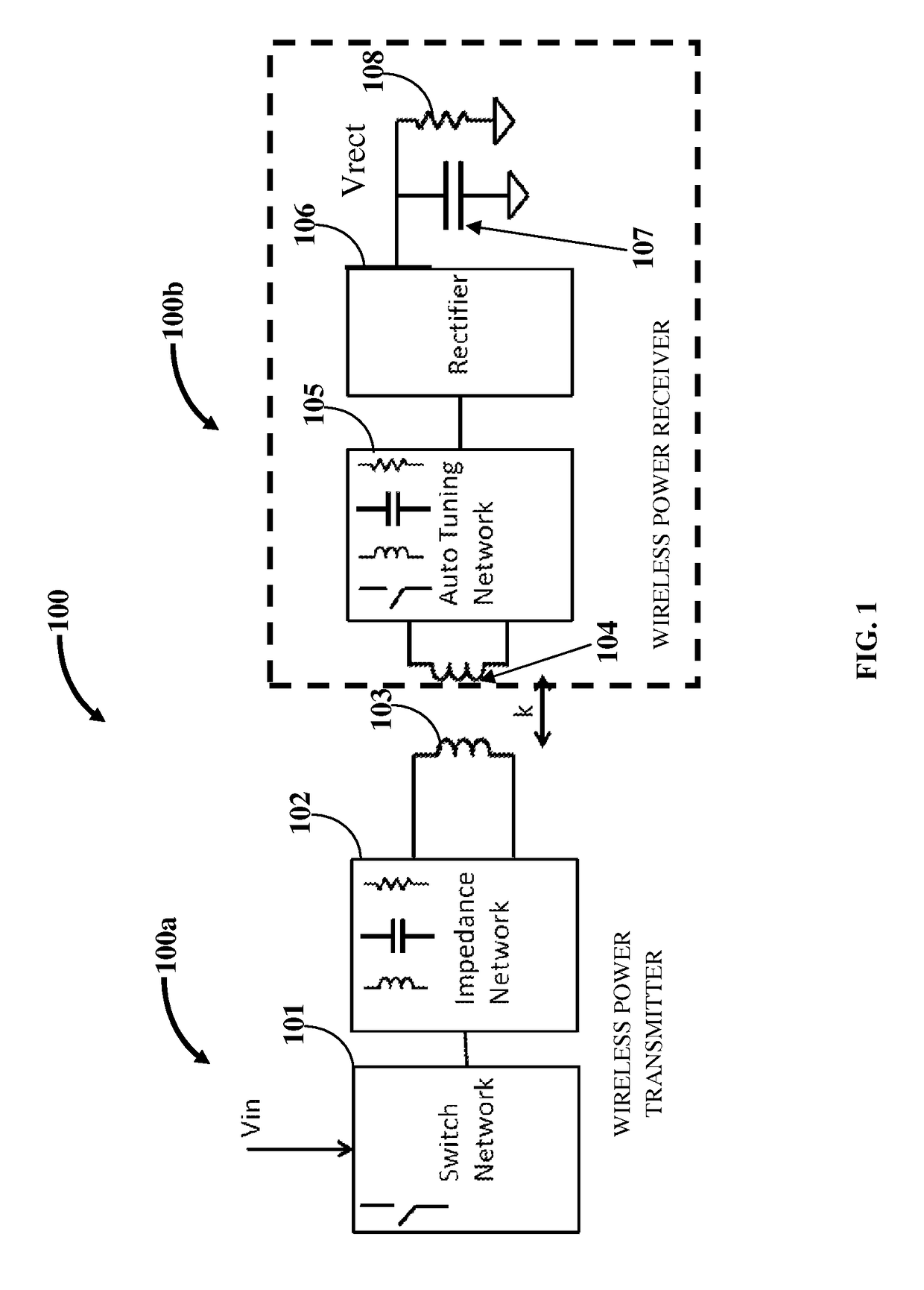 Wireless power system with a self-regulating wireless power receiver