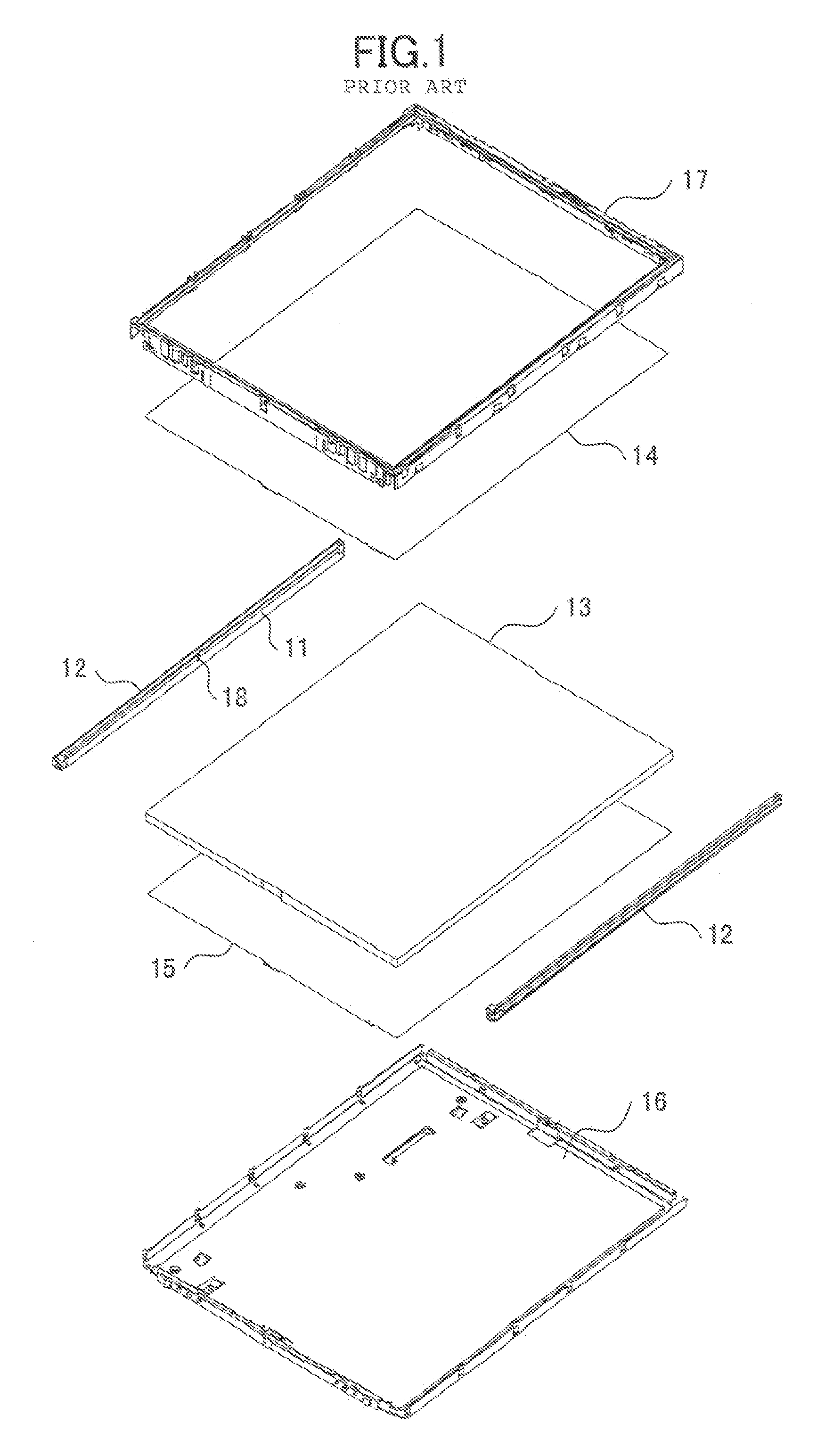 Backlight device and liquid crystal display device