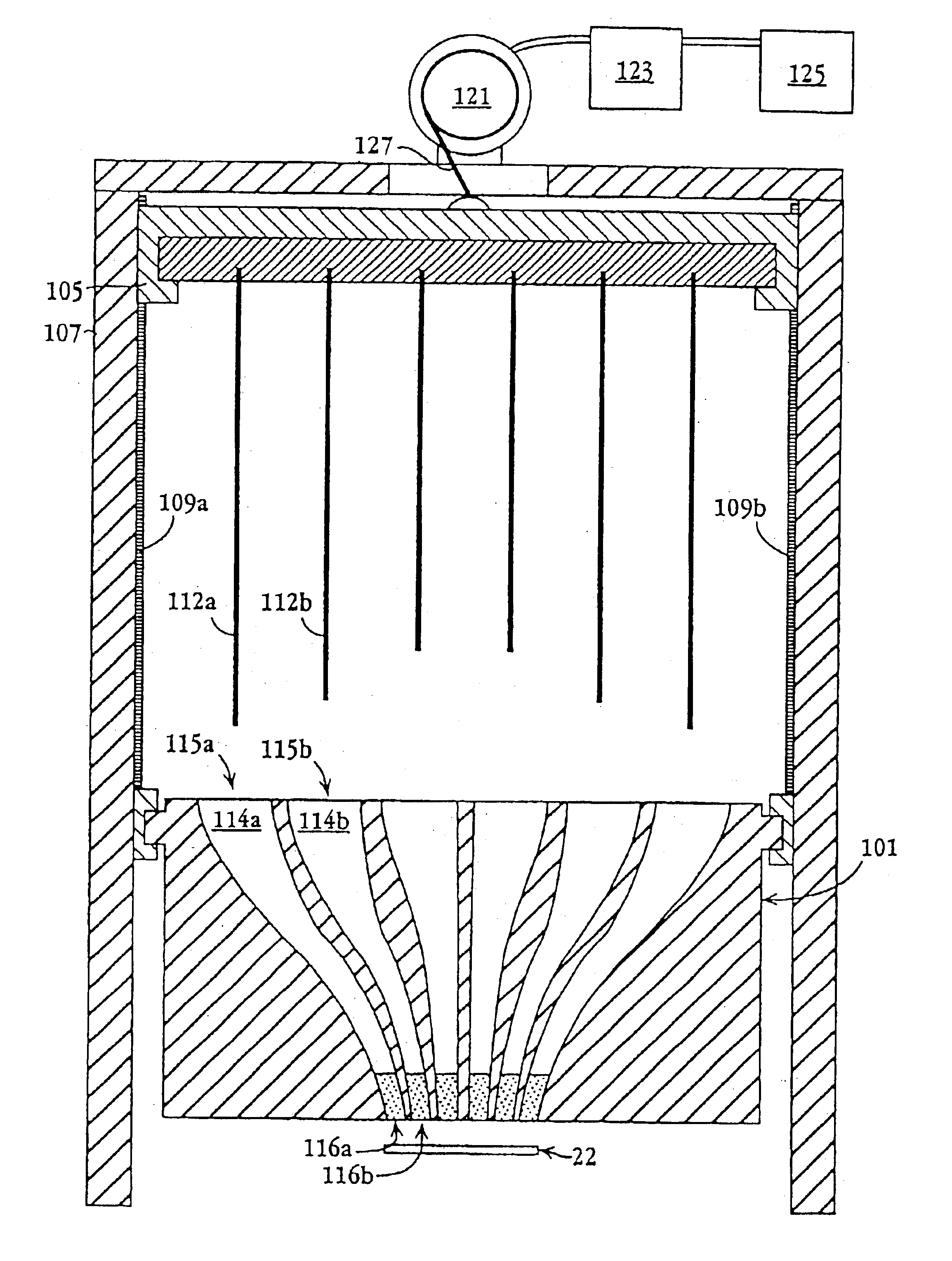 Apparatus and method for spotting a substrate