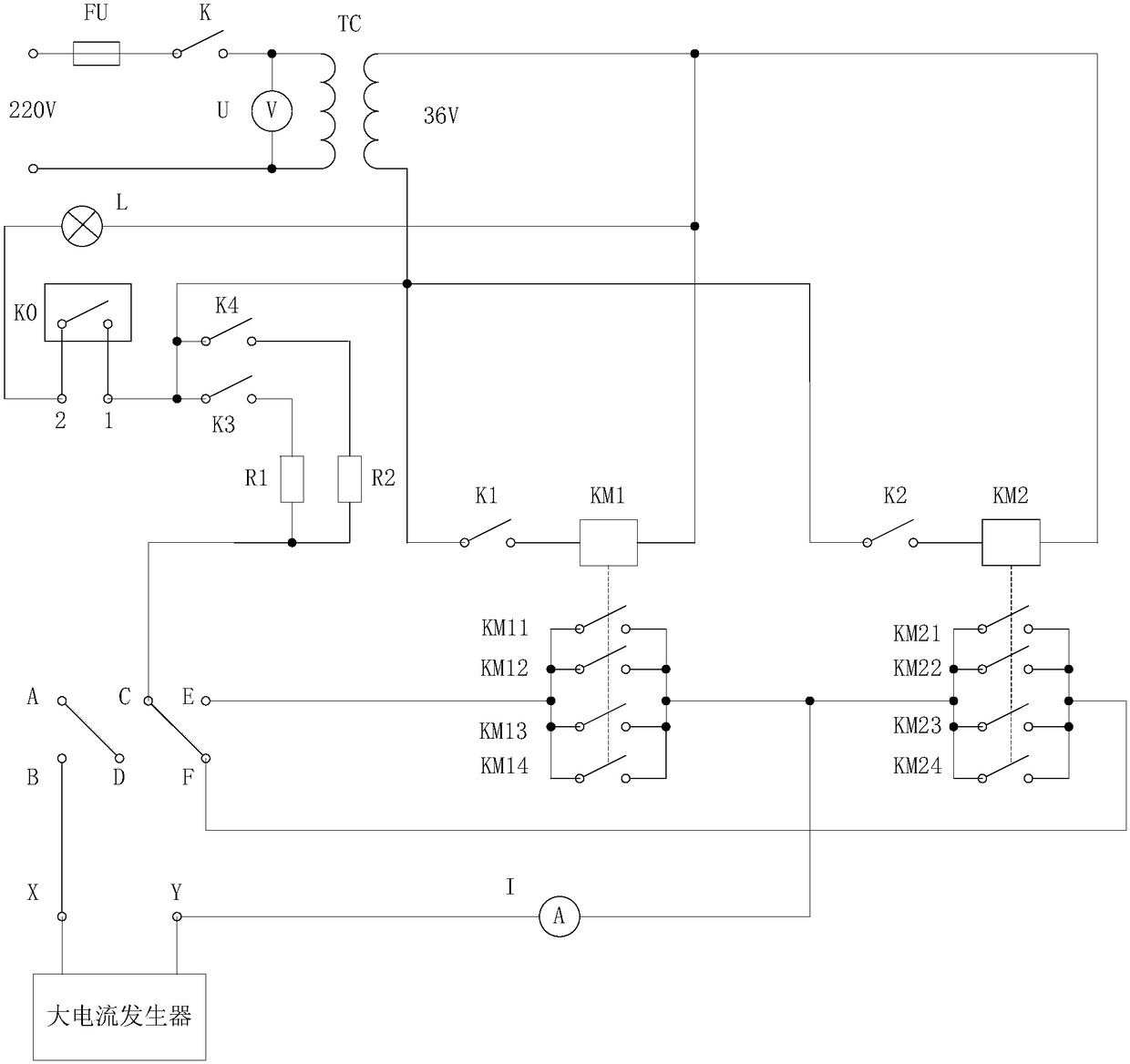 Motor comprehensive protector tester