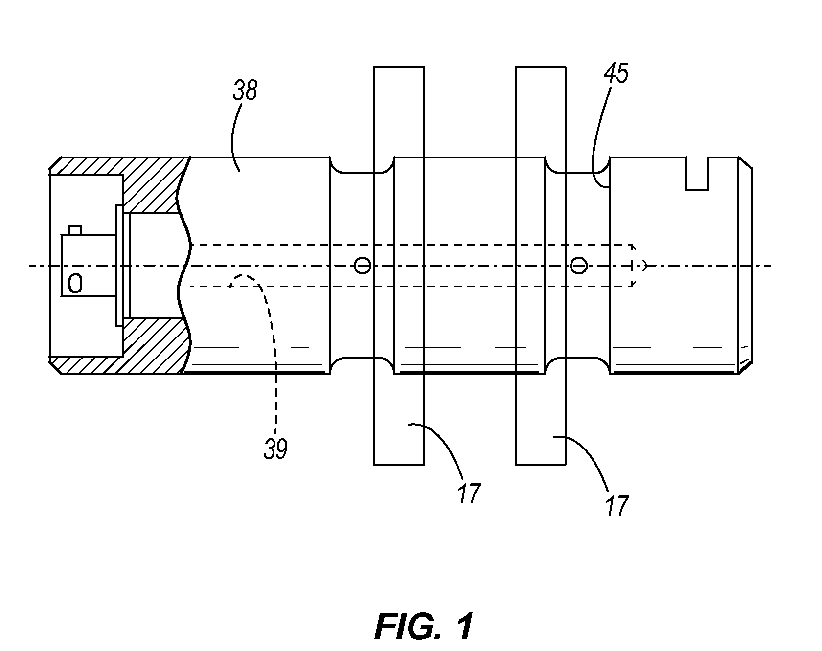 Device for measuring a load at the end of a rope wrapped over a rod