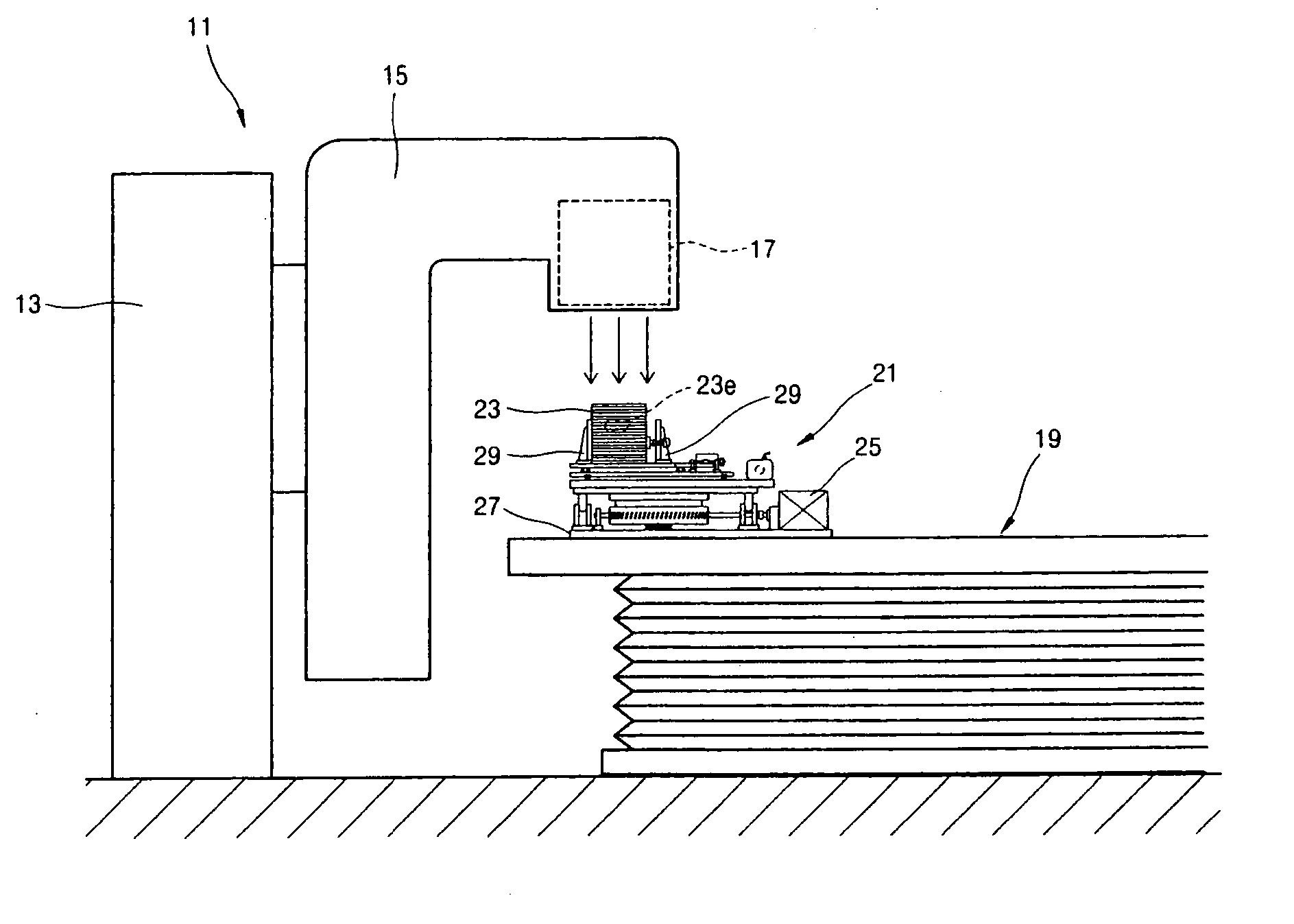 Phantom device having internal organ simulating phantom