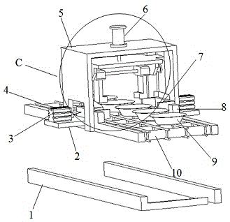 Intermittent feeding mechanism for bowl blanks