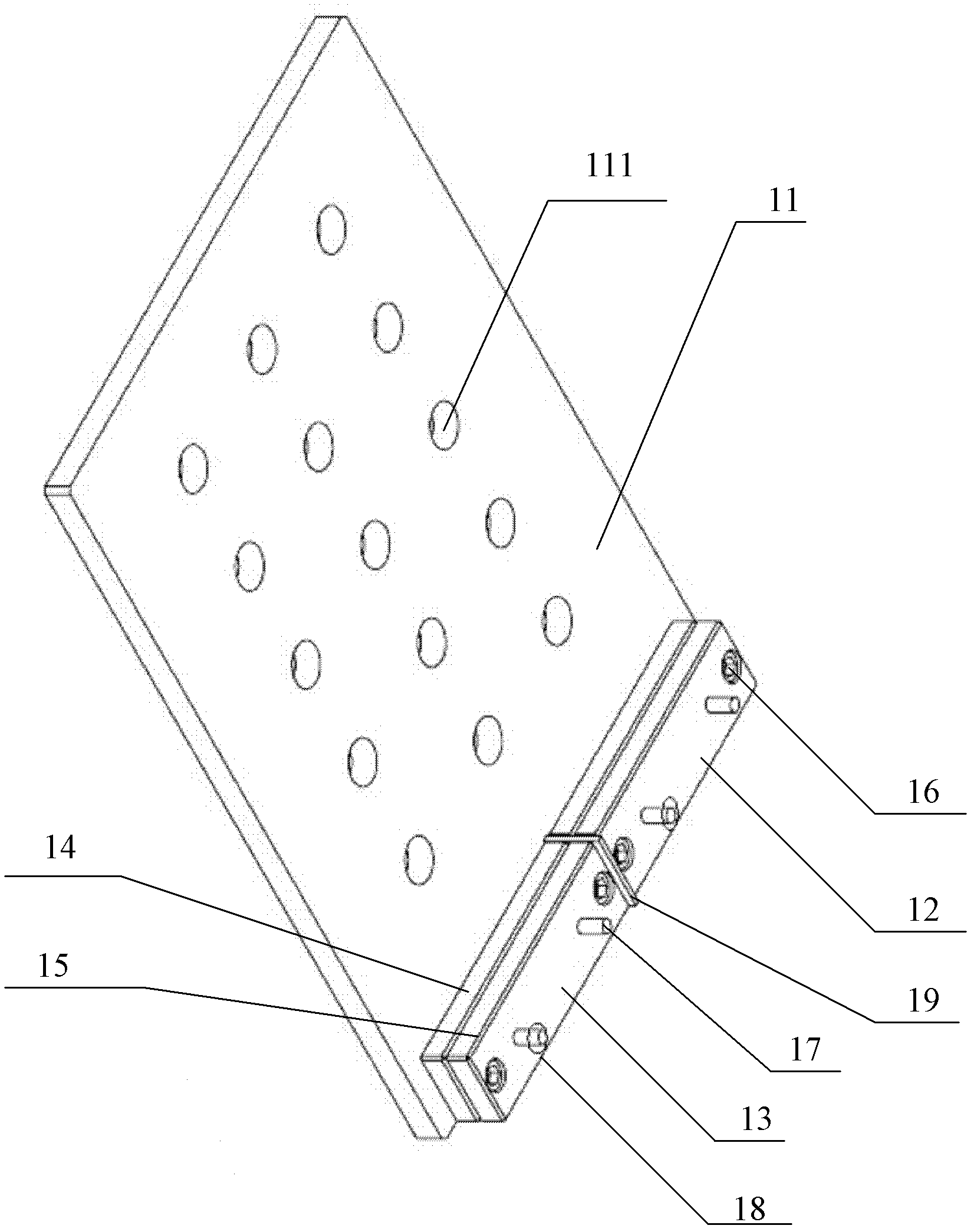 Fixture used for testing soft roll battery electrical performance