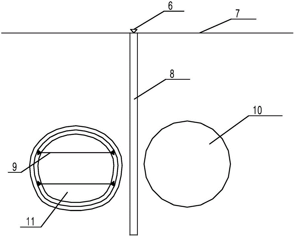 Construction method for earth pressure balance shield tunneling machine to laterally penetrate through initially-supporting mined tunnel at close range