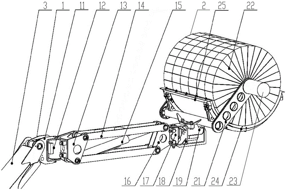 Attitude adjustment device and rolling brush device of rolling brush type cleaning equipment