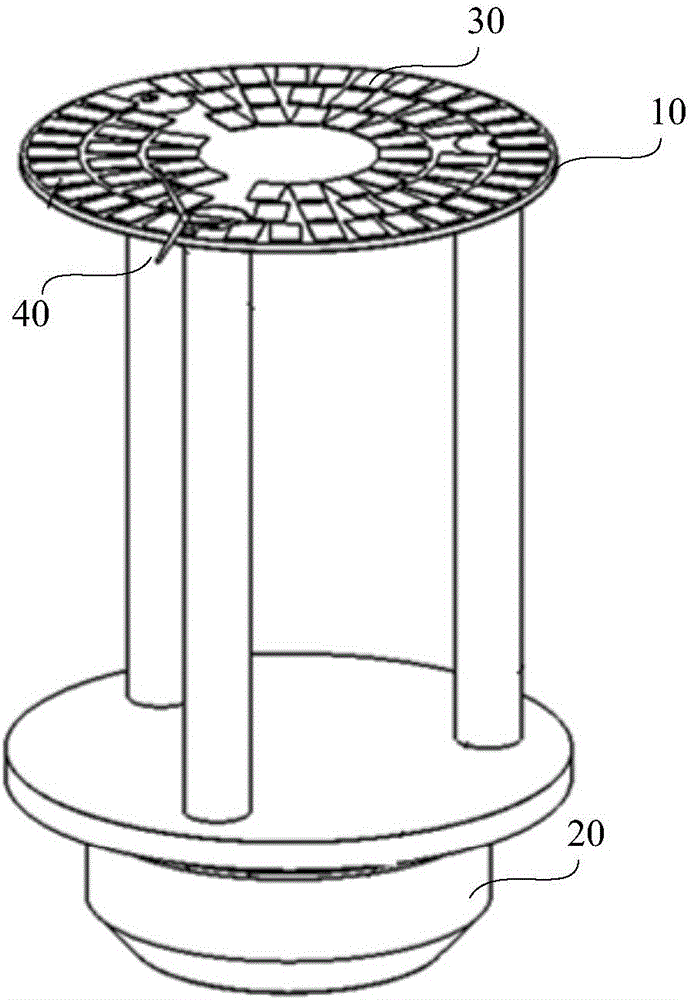 Offshore floating platform wind, light and oil composite energy power supply system and control method