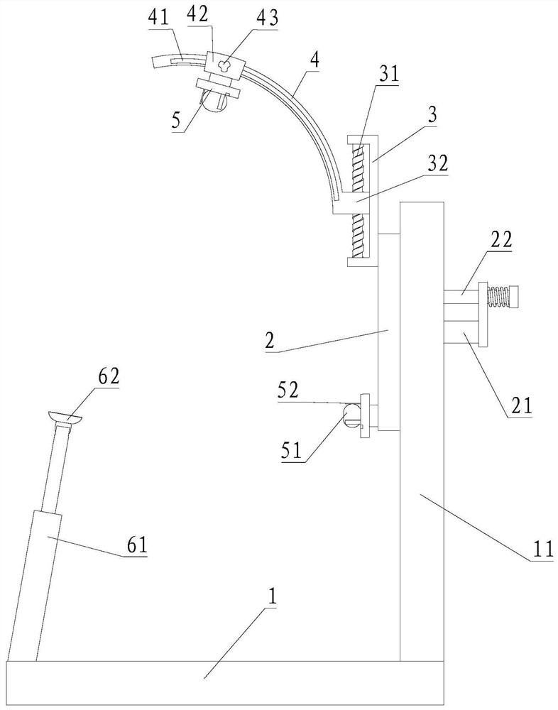 Stable-supporting acute-angle elbow tool clamp