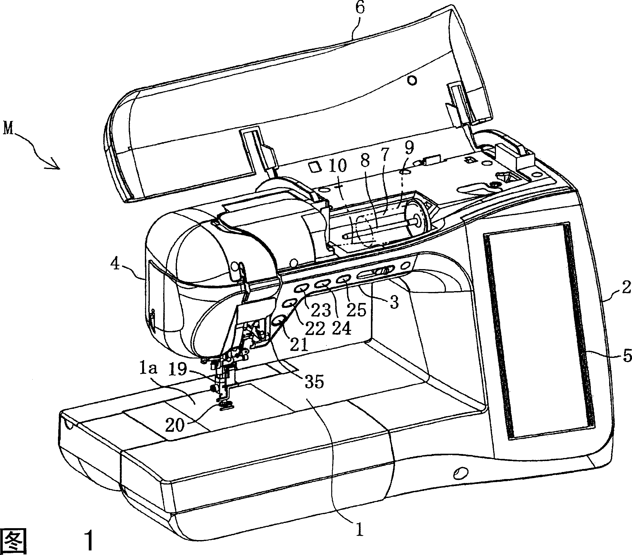 Sewing machine with automatic needle threader