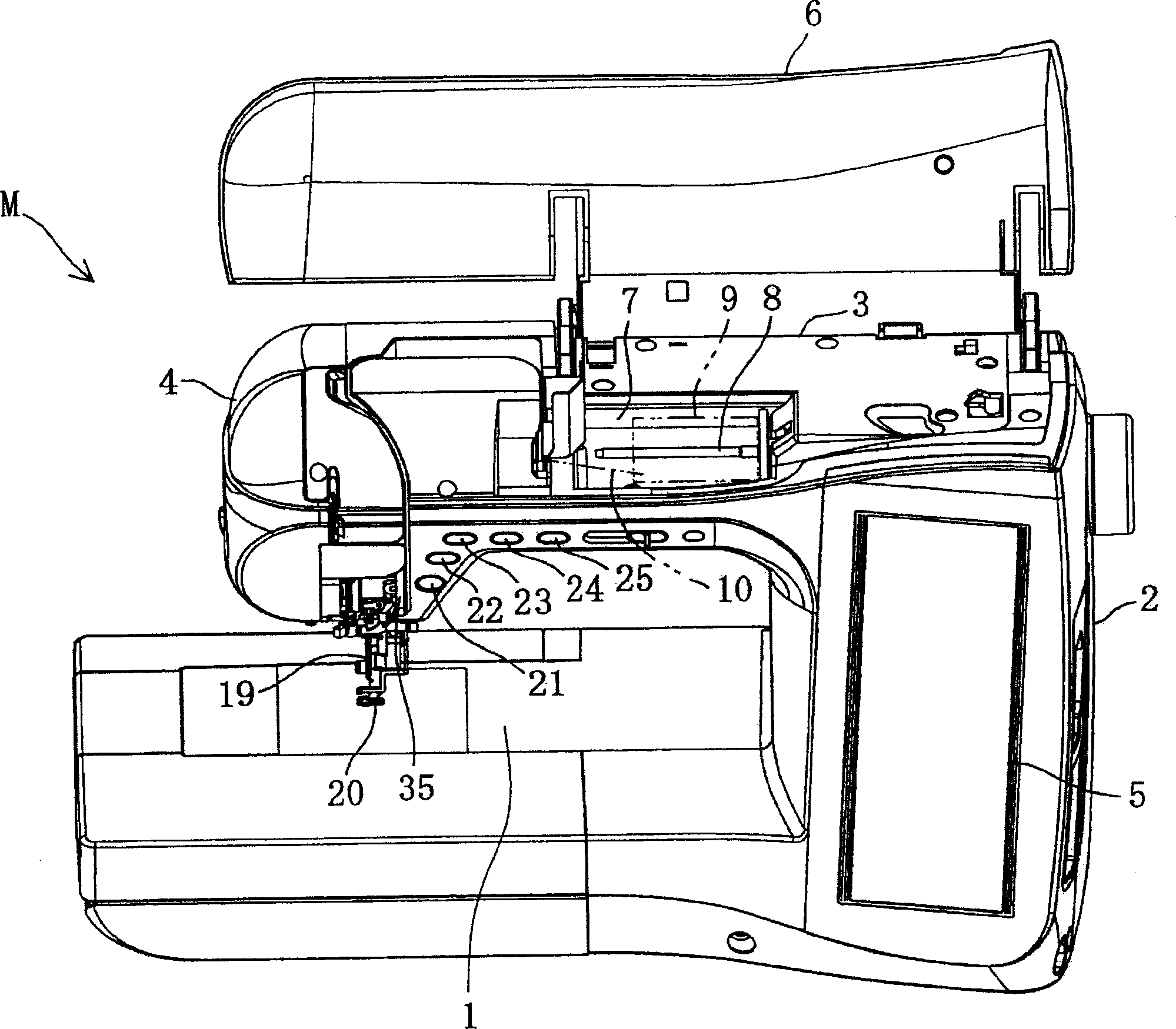 Sewing machine with automatic needle threader