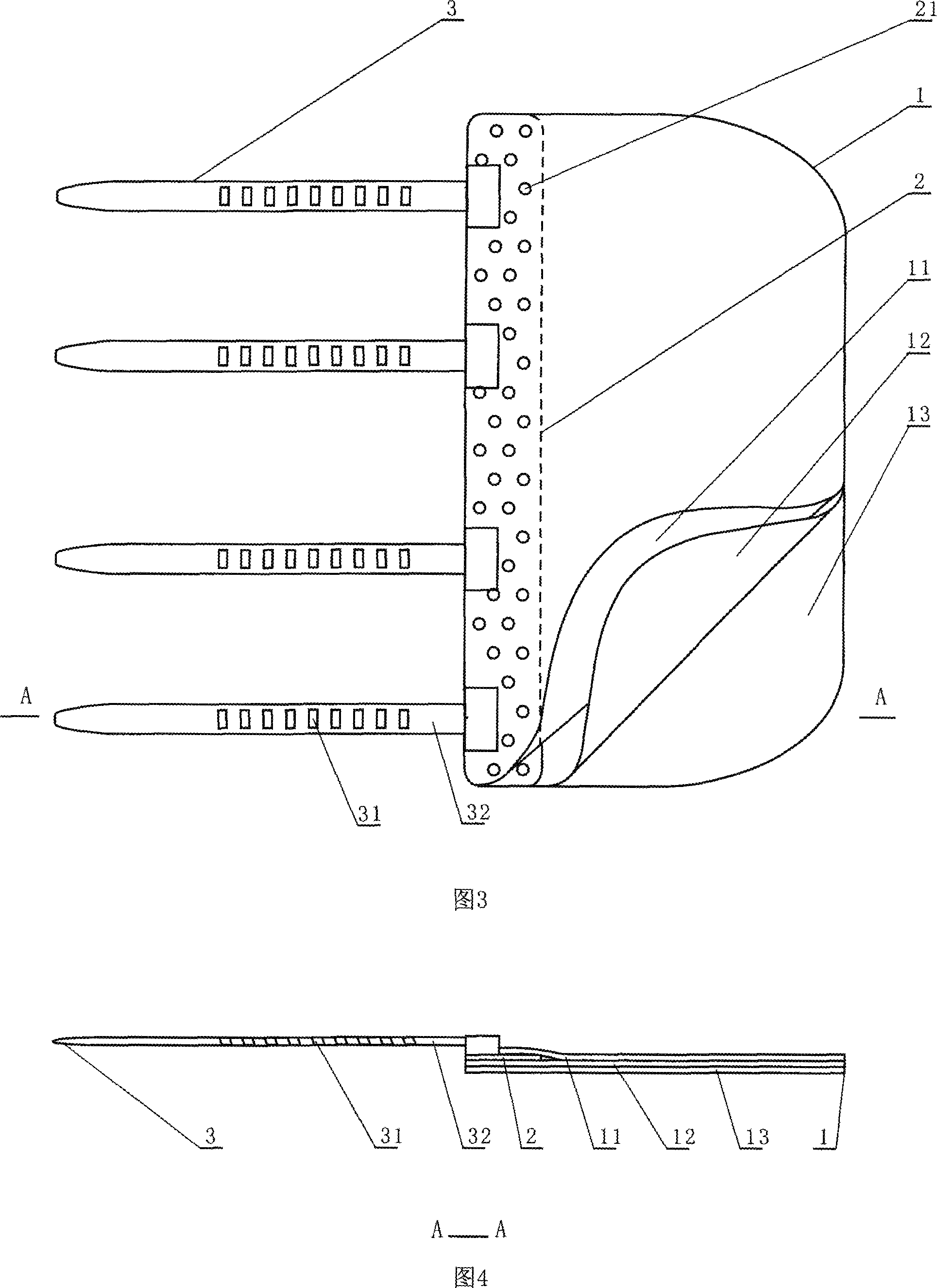 Disposal sterilized operation stitching device